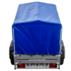 Anhänger 150 KIPP 150×106 cm [mit blauer Hochplane, Hochspriegel und Stützrad] - ger_pl_Anhanger-150-KIPP-150x106-cm-mit-blau
