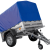 Anhänger 150 KIPP 150×106 cm [mit blauer Hochplane, Hochspriegel und Stützrad] - ger_pl_Anhanger-150-KIPP-150x106-cm-mit-blau