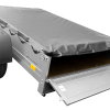 Anhänger für Pkws Garden Trailer 201 KIPP 200×125 cm 750 kg [mit Flachplane, Stützrad und Flachplaneträger] - ger_pl_Anhanger