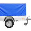 Anhänger mit Plane GARDEN TRAILER 201 KIPP [mit Stützrad, blauer Hochplane und Hochspriegel] - ger_pl_Anhanger-mit-Plane-GARD