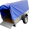 Anhänger mit Plane GARDEN TRAILER 201 KIPP [mit Stützrad, blauer Hochplane und Hochspriegel] - ger_pl_Anhanger-mit-Plane-GARD