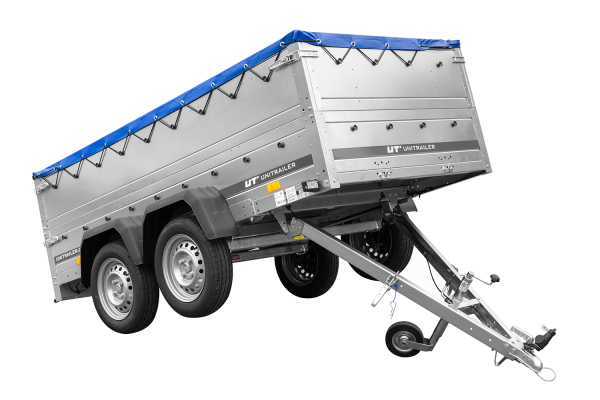 Anhänger mit zwei Achsen Garden Trailer 264/2 KIPP [inkl. zusätzliche Bordwände und Flachplane] - ger_pl_Anhanger-mit-zwei-Ac