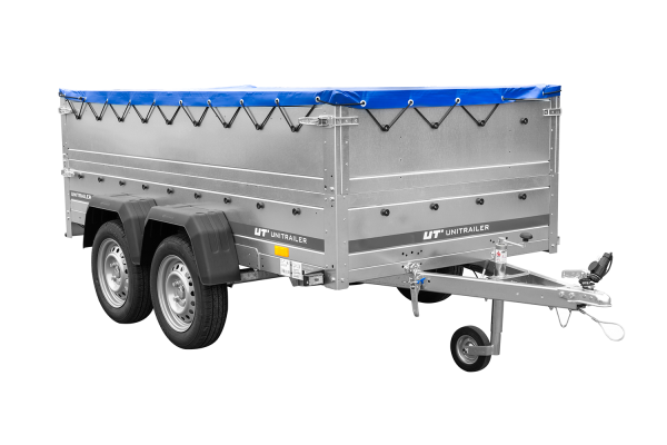 Anhänger mit zwei Achsen Garden Trailer 264/2 KIPP [inkl. zusätzliche Bordwände und Flachplane] - ger_pl_Anhanger-mit-zwei-Ac