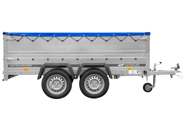 Anhänger mit zwei Achsen Garden Trailer 264/2 KIPP [inkl. zusätzliche Bordwände und Flachplane] - ger_pl_Anhanger-mit-zwei-Ac