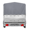 Einachsanhänger 264×150 UNITRAILER GARDEN 265 KIPP mit zusätzlichen Bordwänden, H-800-Rahmen und grauer Plane - ger_pl_Einach