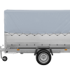 Kfz Anhänger mit Plane GARDEN TRAILER 264 KIPP [mit Stützrad, zusätzlichen Bordwänden, Hochplane und Hochspriegel] - ger_pl_K