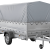 Kfz Anhänger mit Plane GARDEN TRAILER 264 KIPP [mit Stützrad, zusätzlichen Bordwänden, Hochplane und Hochspriegel] - ger_pl_K