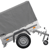 Kipper Anhänger 750 kg Garden Trailer 150 KIPP 150×106 cm [mit Hochplane, Hochspriegel und Stützrad] - ger_pl_Kipper-Anhanger