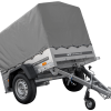 Kipper Anhänger 750 kg Garden Trailer 150 KIPP 150×106 cm [mit Hochplane, Hochspriegel und Stützrad] - ger_pl_Kipper-Anhanger