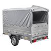PKW-Anhänger 230×125 UNITRAILER GARDEN 230 FD mit BIS-Seiten, H-800-Gestell und grauer Plane - ger_pl_PKW-Anhanger-230x125-UN